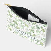 Jouw naam toevoegen | Forest Greenery Pattern Etui (Open)