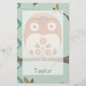 Jouw naam toevoegen | Forest Whimsy I Briefpapier (Voorkant)