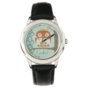 Jouw naam toevoegen   Forest Whimsy I Horloge