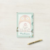 Jouw naam toevoegen | Forest Whimsy II Post-it® Notes (Op bureau)