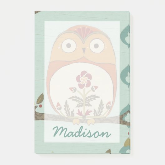 Jouw naam toevoegen | Forest Whimsy II Post-it® Notes (Voorkant)