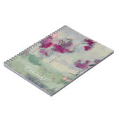 Jouw naam toevoegen | Fuchsia Treeline Notitieboek (Linkerzijde)