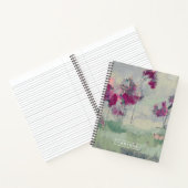 Jouw naam toevoegen | Fuchsia Treeline Notitieboek (Binnen)