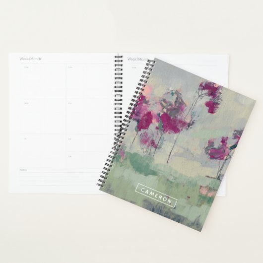Jouw naam toevoegen | Fuchsia Treeline Planner (Display)