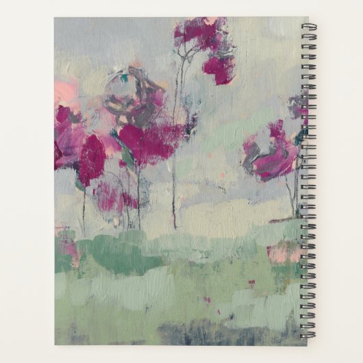 Jouw naam toevoegen | Fuchsia Treeline Planner (Achterkant)