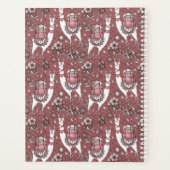 Jouw naam toevoegen | Funny Llamas Pattern Planner (Achterkant)