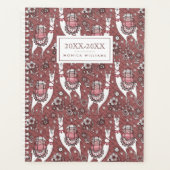 Jouw naam toevoegen | Funny Llamas Pattern Planner (Voorkant)