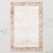 Jouw naam toevoegen | Garnet Weft Briefpapier (Voorkant)