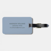 Jouw naam toevoegen | Geadorneerd Llama - Beige Bagagelabel (Achterkant horizontaal)