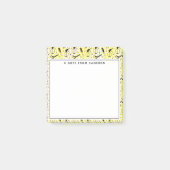 Jouw naam toevoegen | Geel hairdresser-hulpmiddelp Post-it® Notes (Voorkant)