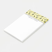 Jouw naam toevoegen | Geel hairdresser-hulpmiddelp Post-it® Notes (Schuin)
