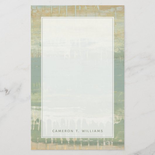 Jouw naam toevoegen | Gemuteerde horizon Briefpapier (Voorkant)