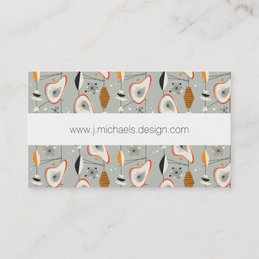 Jouw naam toevoegen | Geometrisch Blauwgroen en bl Visitekaartje (Achterkant)