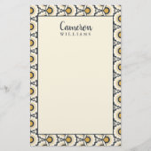 Jouw naam toevoegen | Geometrisch Florentijn Briefpapier (Voorkant)