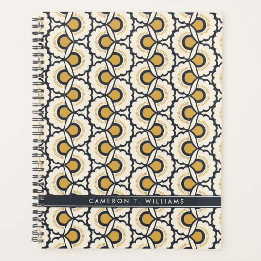 Jouw naam toevoegen | Geometrisch Florentijn Planner (Voorkant)