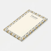 Jouw naam toevoegen | Geometrisch Florentijn Post-it® Notes (Schuin)