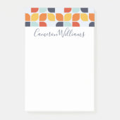 Jouw naam toevoegen |  geometrisch patroon post-it® notes (Voorkant)