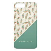 Jouw naam toevoegen | Geometrisch verlooppatroon Case-Mate iPhone Case (Achterkant)