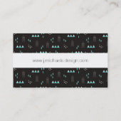 Jouw naam toevoegen | Geometrische afmetingen van  Visitekaartje (Achterkant)