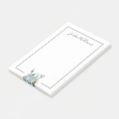 Jouw naam toevoegen | Geometrische dieper-portret Post-it® Notes (Schuin)