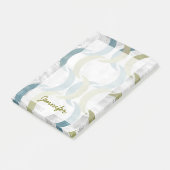 Jouw naam toevoegen | Geometrische herhaling III Post-it® Notes (Schuin)