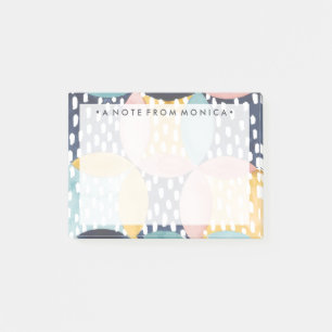 Jouw naam toevoegen   Geometrische Waterverven Post-it® Notes