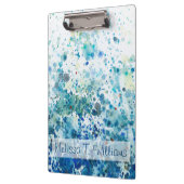 Jouw naam toevoegen | Gespikkeld Zee I Klembord (Links)