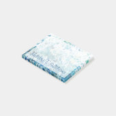 Jouw naam toevoegen | Gespikkeld Zee I Post-it® Notes (Schuin)