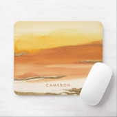 Jouw naam toevoegen | Gilded Amber Muismat (Met muis)