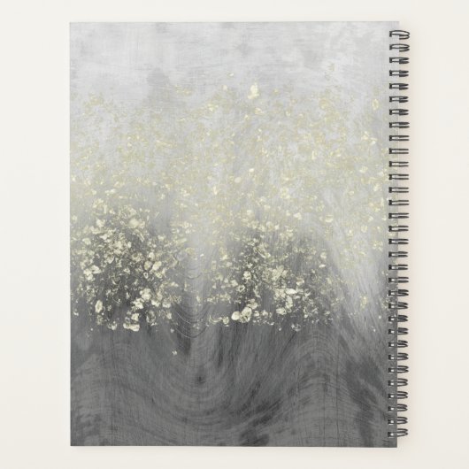 Jouw naam toevoegen | Glitter Swirl Planner (Achterkant)