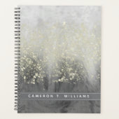 Jouw naam toevoegen | Glitter Swirl Planner (Voorkant)