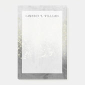 Jouw naam toevoegen | Glitter Swirl Post-it® Notes (Voorkant)