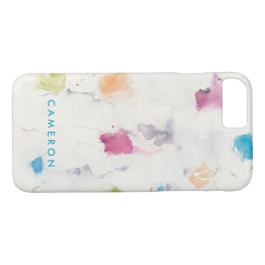 Jouw naam toevoegen | Glitterati I Abstract afdruk Case-Mate iPhone Case (Achterkant (Horizontaal))