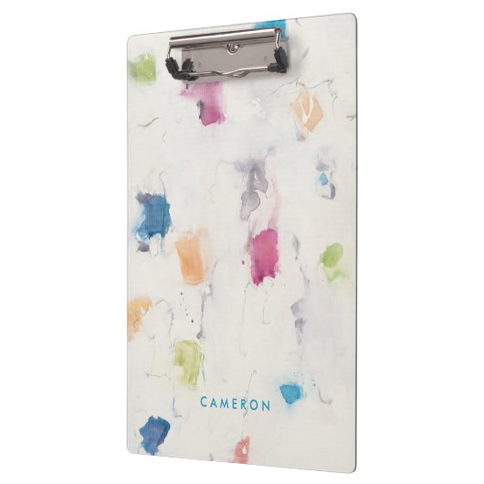 Jouw naam toevoegen | Glitterati I Abstract afdruk Klembord (Links)