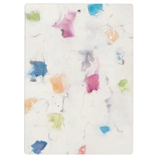 Jouw naam toevoegen | Glitterati I Abstract afdruk Klembord (Achterkant)