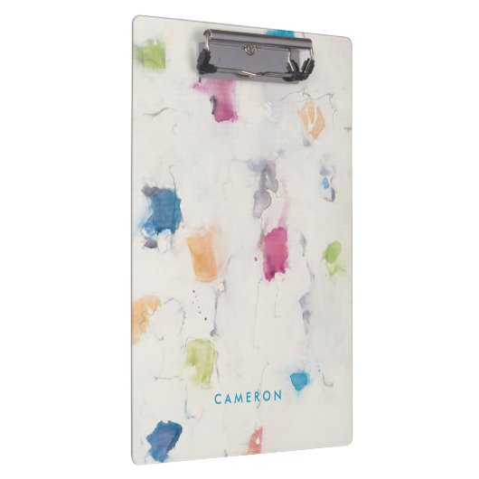 Jouw naam toevoegen | Glitterati I Abstract afdruk Klembord (Rechts)