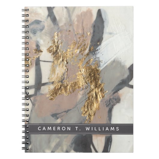 Jouw naam toevoegen | Golden Blush Notitieboek (Voorkant)