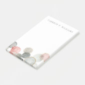 Jouw naam toevoegen | Goudbollen Post-it® Notes (Schuin)