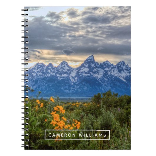 Jouw naam toevoegen | Grand Tetons Notitieboek (Voorkant)
