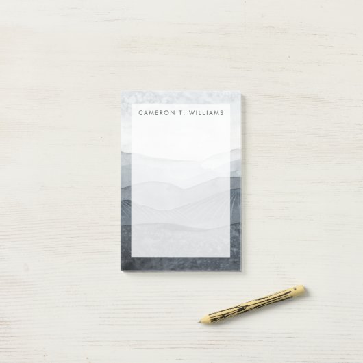 Jouw naam toevoegen | Grauwe vallei Post-it® Notes (Op bureau)
