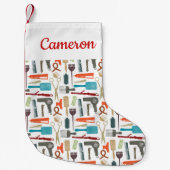 Jouw naam toevoegen | Haarverzorgingspatroon Kleine Kerstsok (Voorkant)