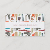 Jouw naam toevoegen | Haarverzorgingspatroon Visitekaartje (Achterkant)