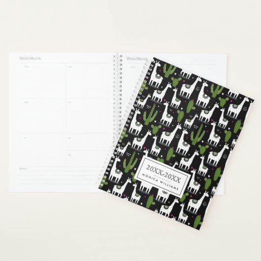 Jouw naam toevoegen | Happy Llama Pattern Planner (Display)