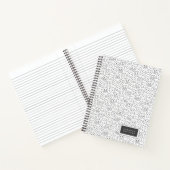 Jouw naam toevoegen | Happy Teeth Pattern Notitieboek (Binnen)