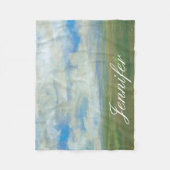 Jouw naam toevoegen | Helderdag I Fleece Deken (Voorkant)