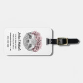 Jouw naam toevoegen | Het portret van de grauwe Fl Bagagelabel (Voorkant horizontaal)