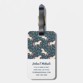 Jouw naam toevoegen | Het prachtige Magische Patro Bagagelabel (Achterkant verticaal)