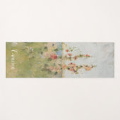 Jouw naam toevoegen | Hollyhocks van het Zee Yogamat (Voorkant (horizontaal))