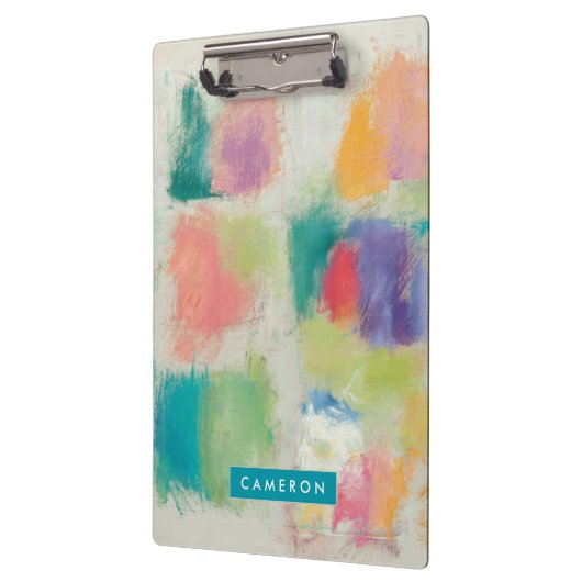 Jouw naam toevoegen | Horizontale keelsteen Klembord (Links)