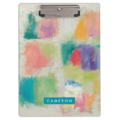 Jouw naam toevoegen | Horizontale keelsteen Klembord (Voorkant)